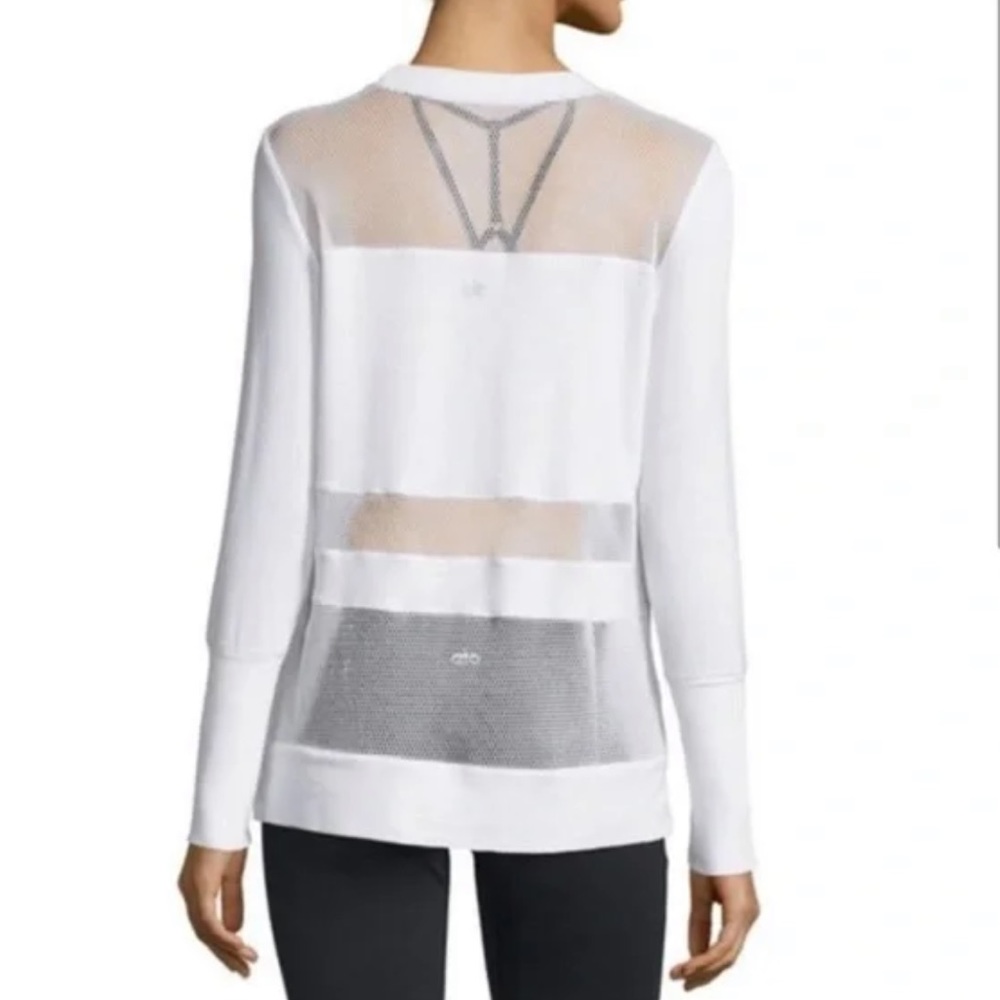 Alo Yoga Long Sleeve Mesh Top - Picture 2 of 4